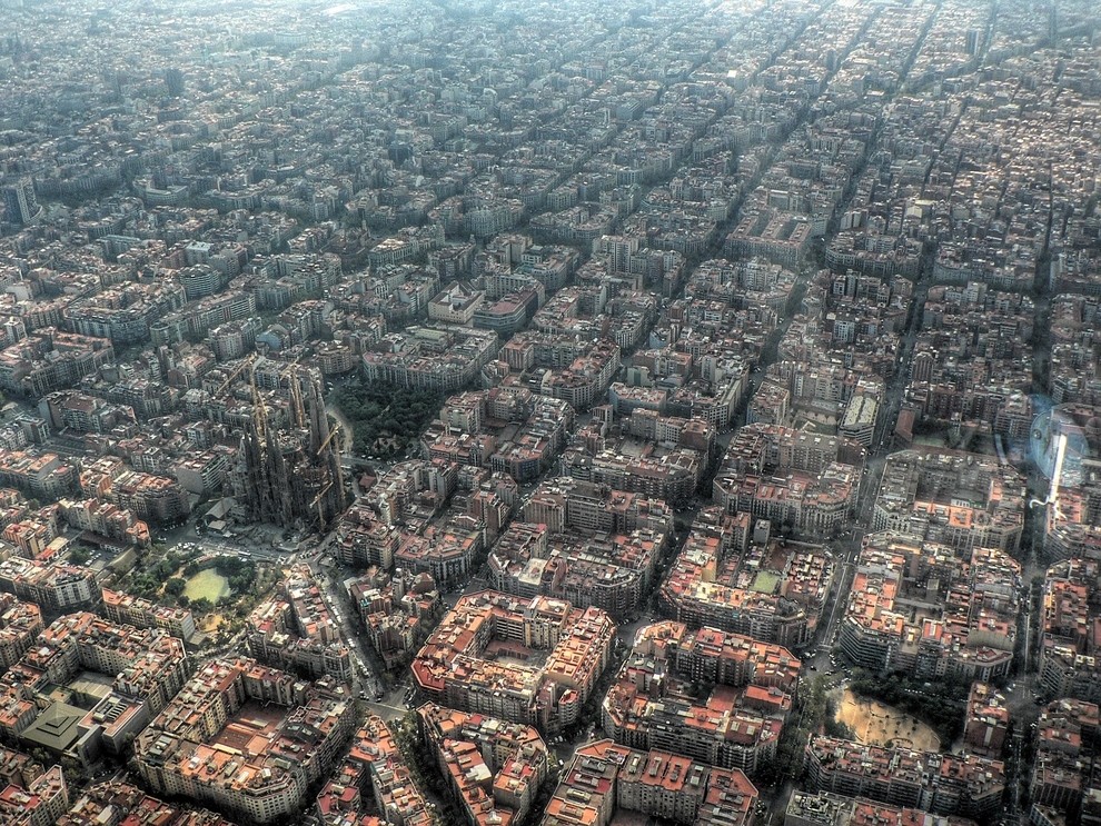 27 fotografias espetaculares de cidades vistas do céu