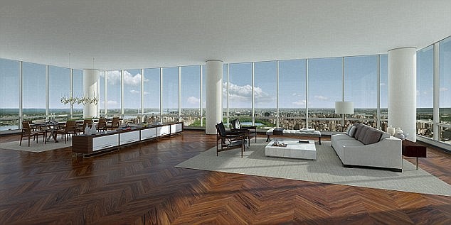 Novo recorde nos negócios imobiliários: Apartamento vendido por 100 milhões de dólares em Nova Iorque