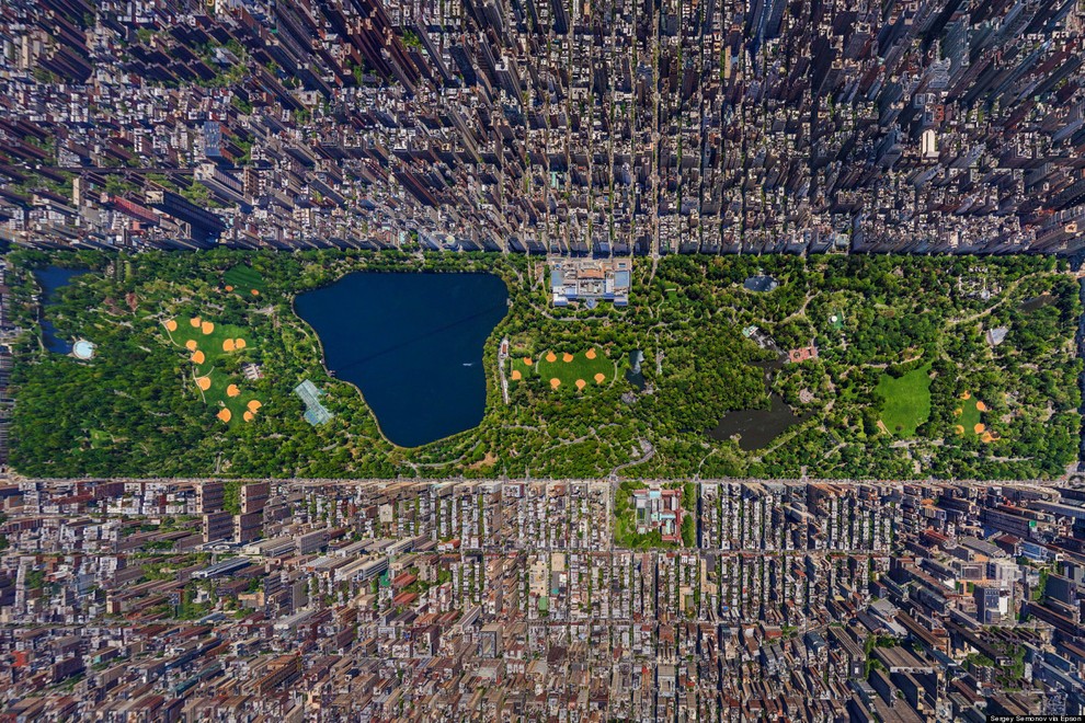 27 fotografias espetaculares de cidades vistas do céu