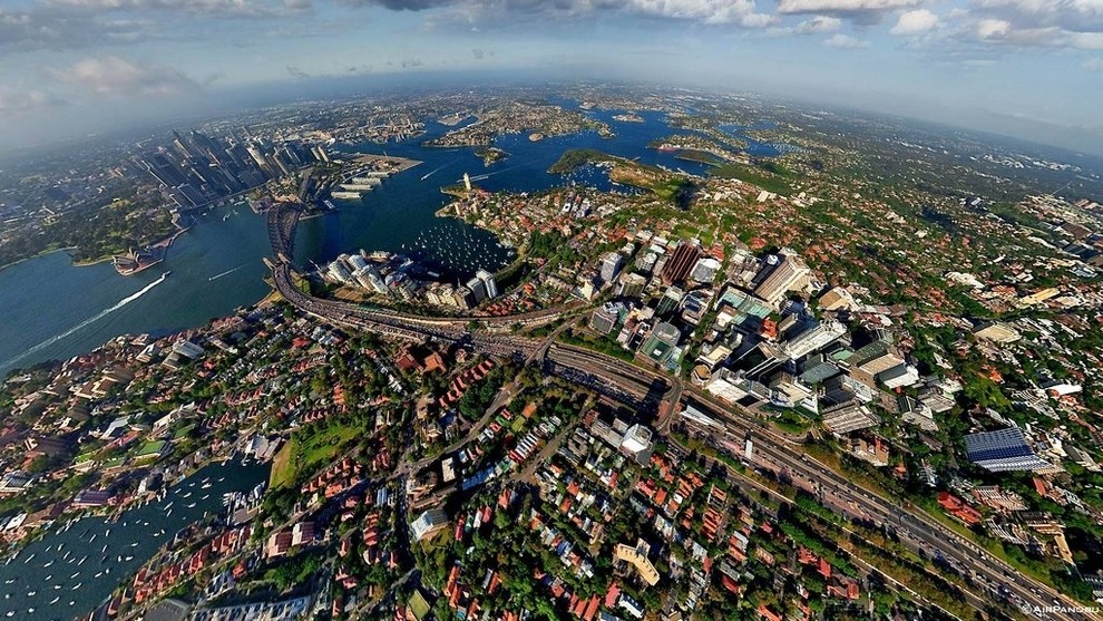 27 fotografias espetaculares de cidades vistas do céu