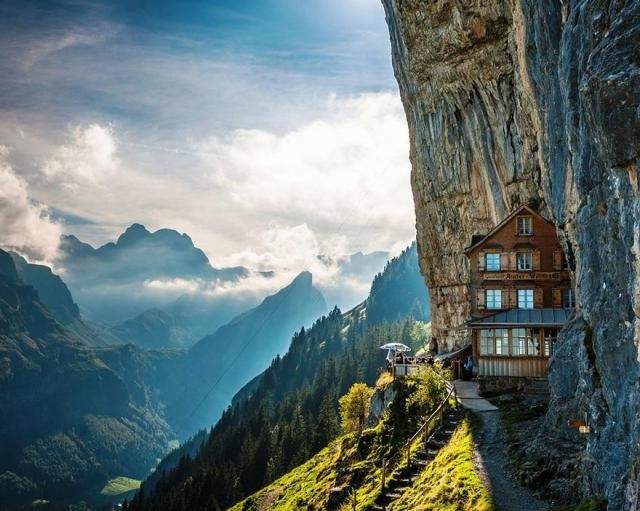 Berggasthaus Aescher-Wildkirchli: Natureza em estado puro na Suíça (fotos)