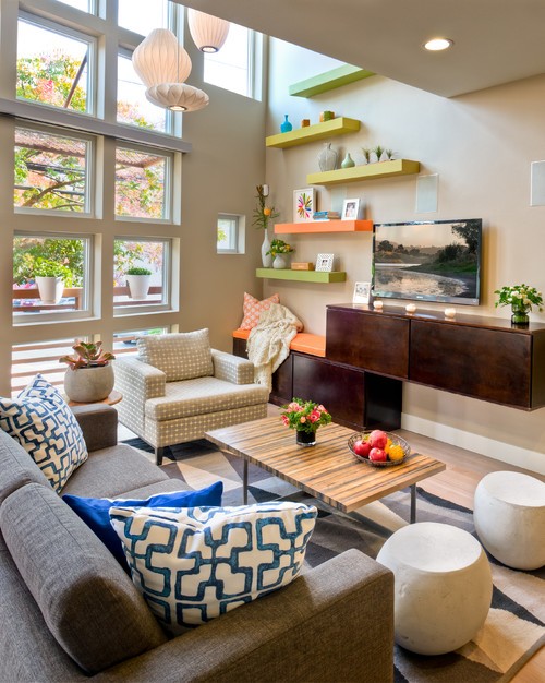 Ideias de decoração: Estantes de parede para embelezar a casa e ganhar espaço (fotos)