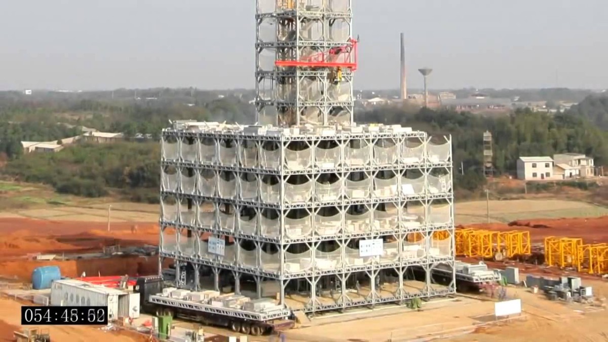 Construção a todo o gás: um arranha-céus de 57 andares erguido em 19 dias (vídeo)