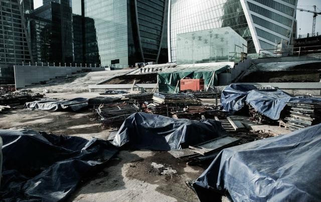Zona financeira que Moscovo construiu para competir com Nova Iorque ou Londres é um bairro fantasma (fotos) 