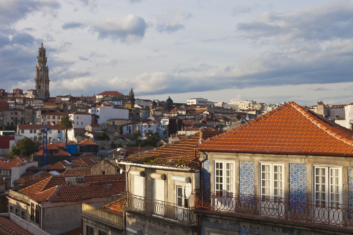 Vista panorâmica da cidade do Porto.