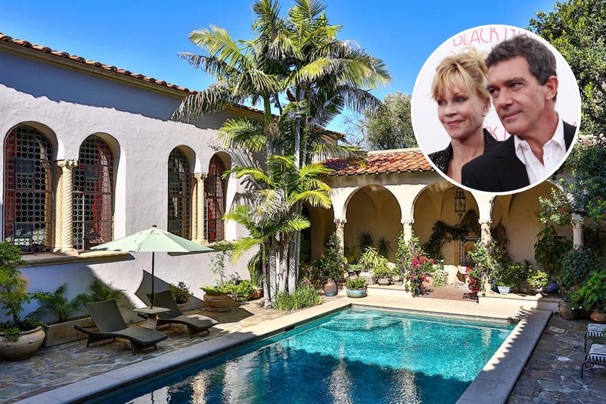 Antonio Banderas e Melanie Griffith vendem mansão na Califórnia por 14 milhões (fotos) 