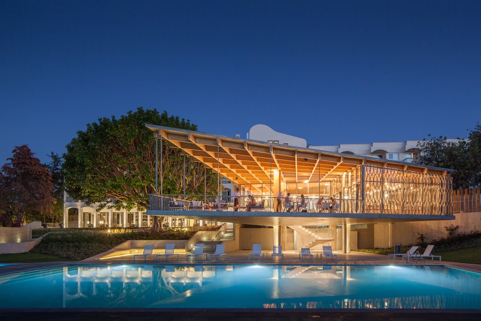 Ozadi Tavira Hotel um dos vencedores do prémio FAD 2015, fotografado pelo Expresso