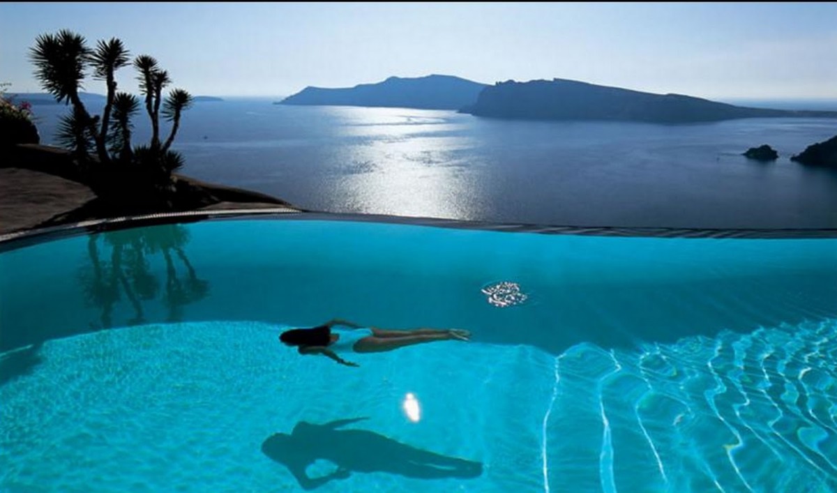 Hotel Perivolas: Provavelmente, a melhor piscina do mundo (fotos) 