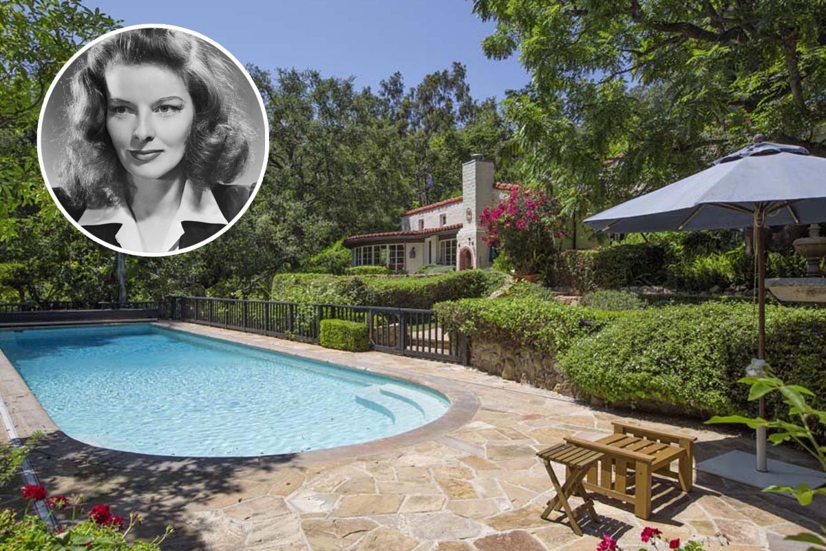 A antiga casa da mítica atriz Katharine Hepburn em Los Angeles está à venda 