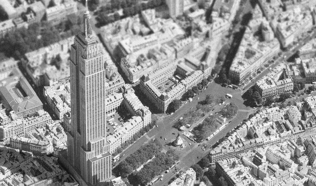 O que aconteceria se a arquitetura de Paris e Nova Iorque se fundissem? 