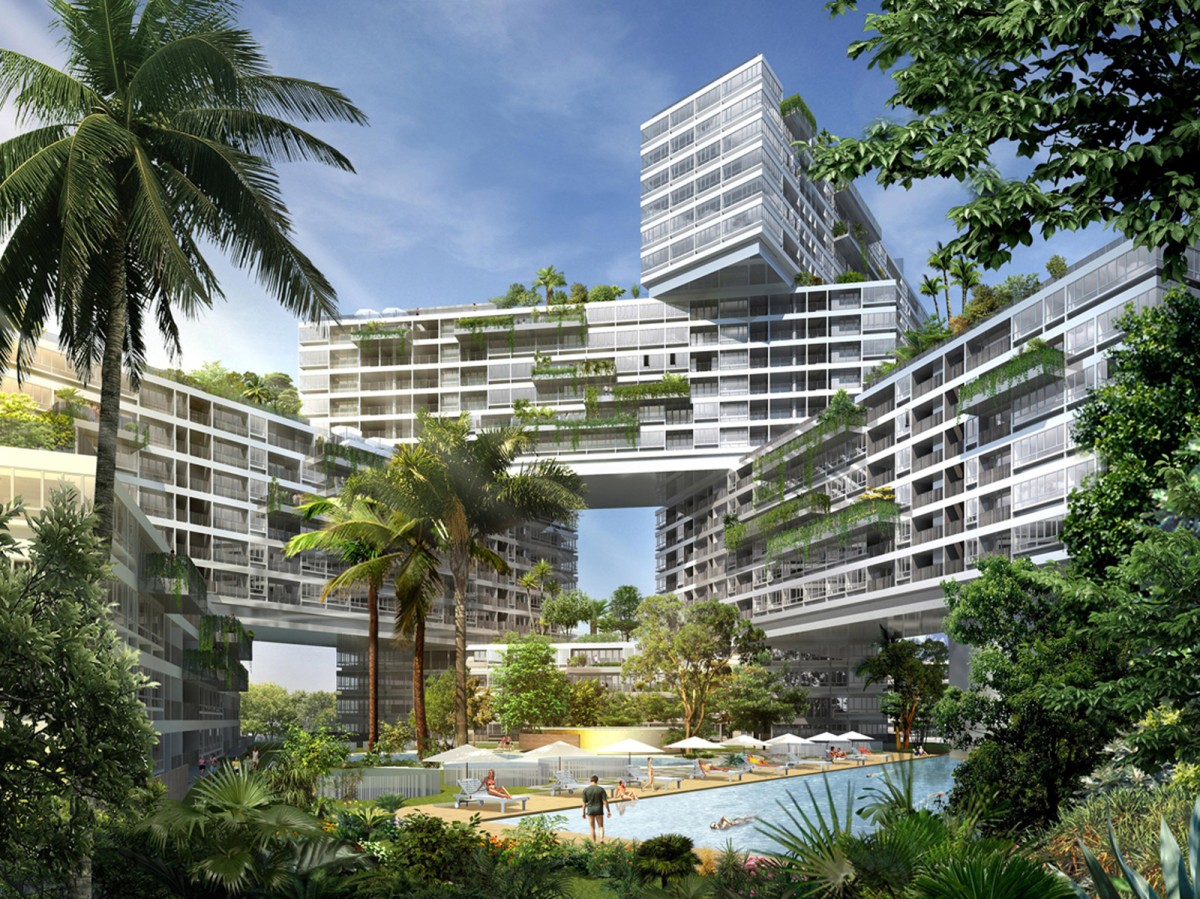The Interlace, um complexo residencial com 170.000 m2 localizado em Singapura