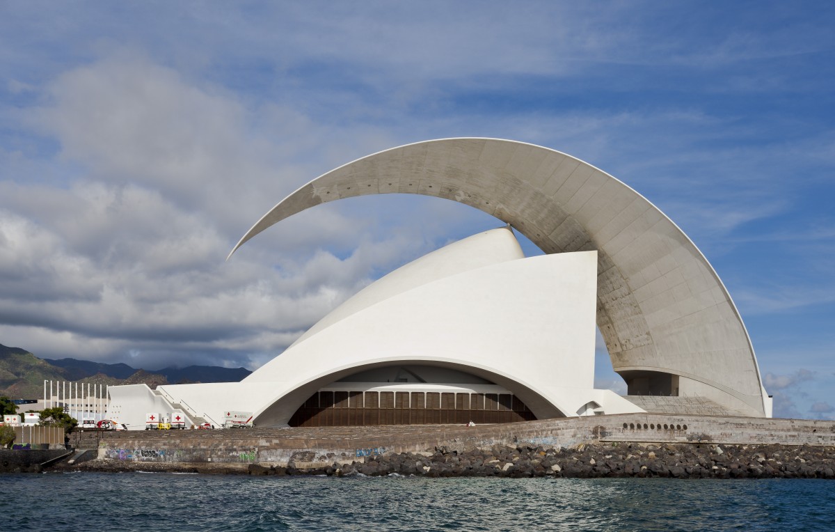Auditório Adán Martín, em Santa Cruz de Tenerife, Espanha.