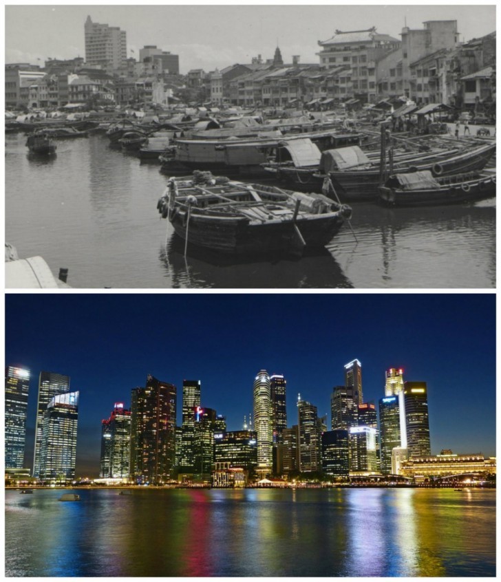 Antes e depois de 11 cidades que passaram de pequenas localidades a “megaurbes” 