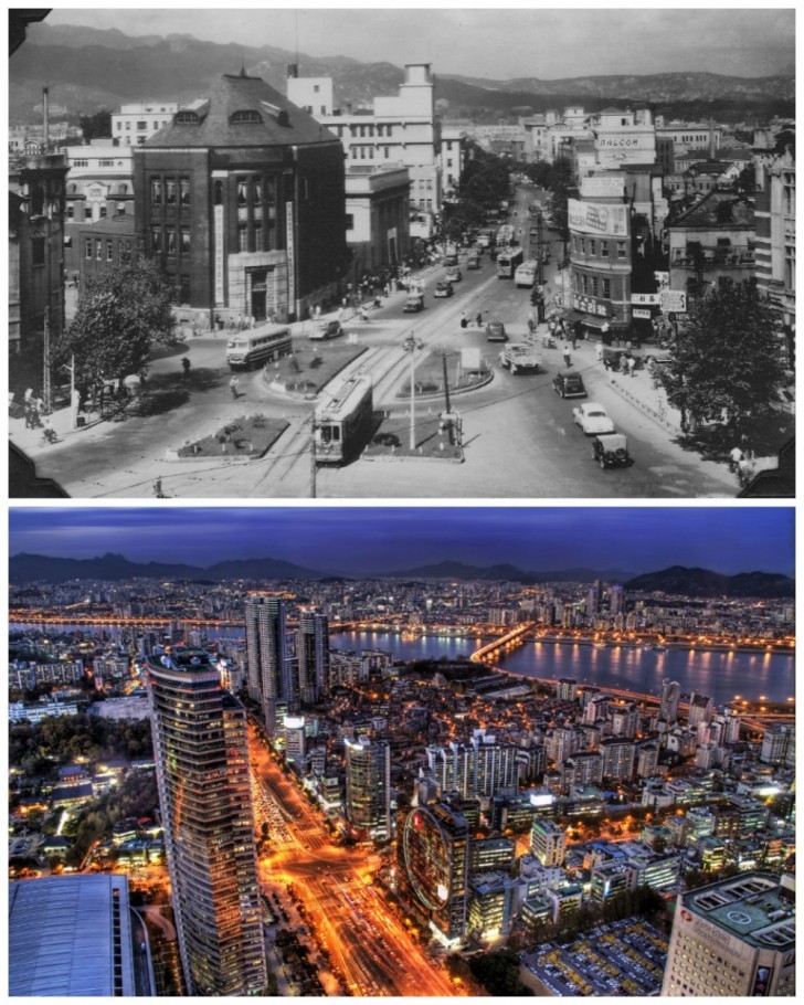 Antes e depois de 11 cidades que passaram de pequenas localidades a “megaurbes” 