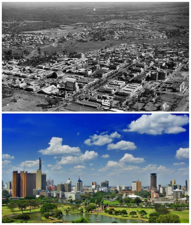 Antes e depois de 11 cidades que passaram de pequenas localidades a “megaurbes” 