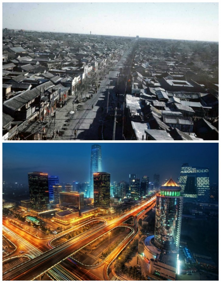 Antes e depois de 11 cidades que passaram de pequenas localidades a “megaurbes” 