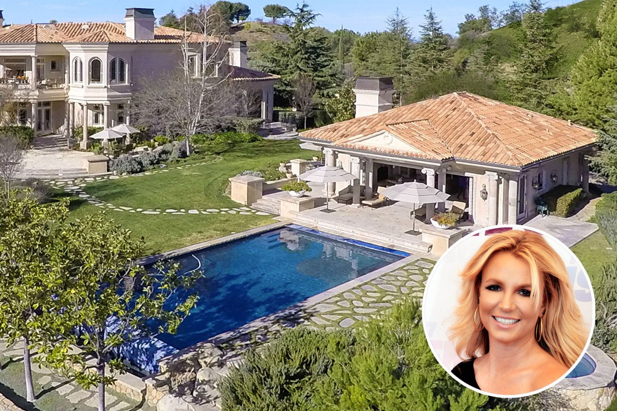 Casas de famosos: Esta é a nova mansão de Britney Spears na Califórnia (fotos) 