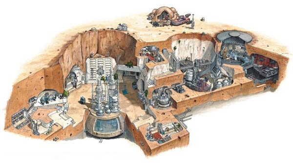 Lars Homestead - Casa de Luke Skywalker (Tatooine)
