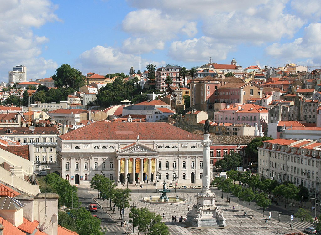 Vista panorâmica da cidade de Lisboa.