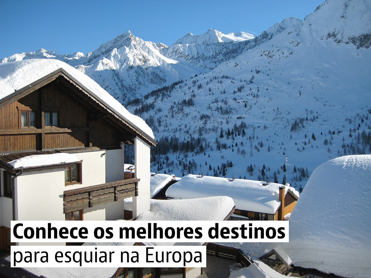 Casas para esquiar em Espanha e em Itália