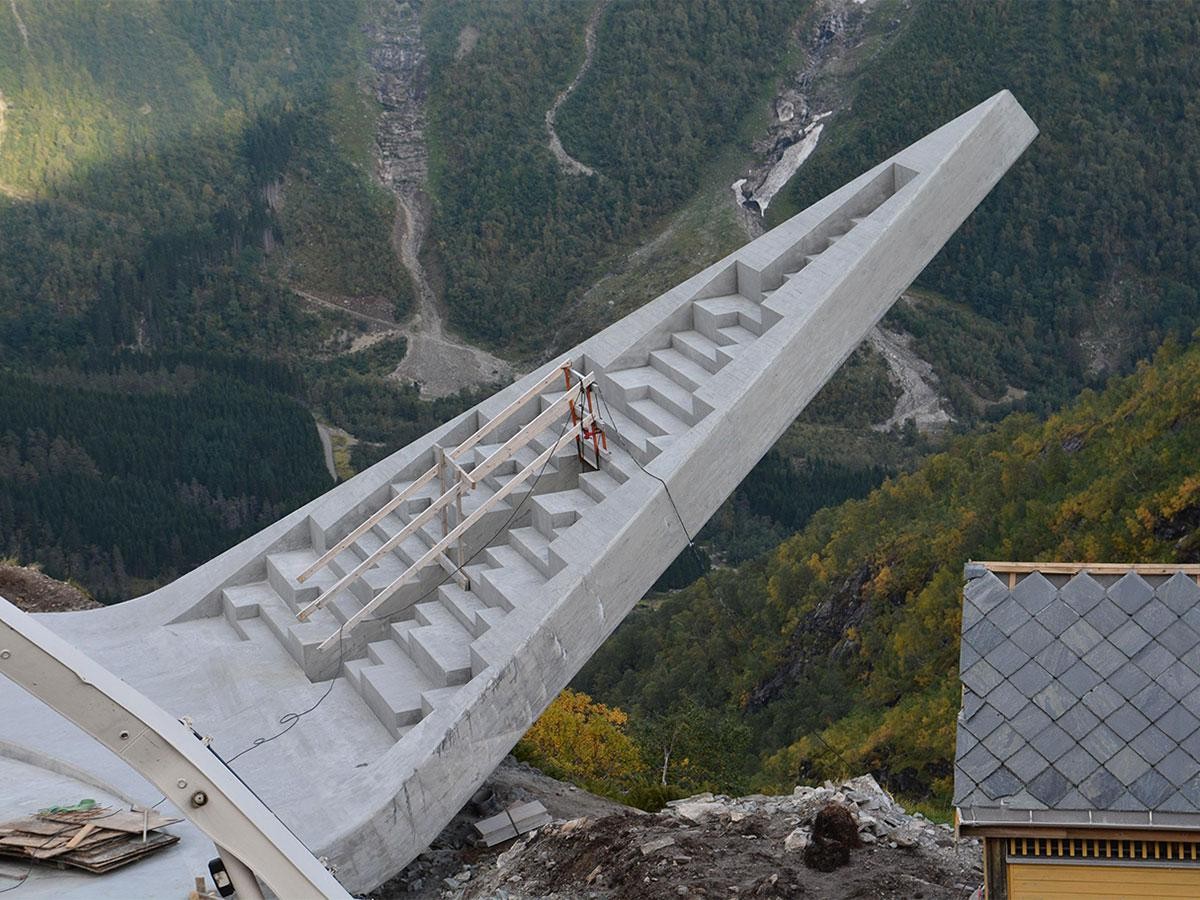 O espetacular miradouro que terá as melhores vistas sobre um dos tesouros da Noruega 