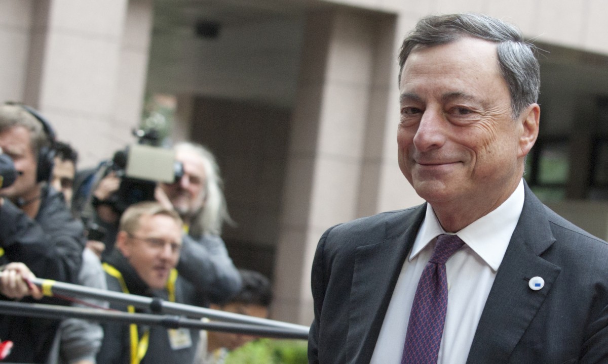 Mario Draghi, presidente do BCE. Mario Draghi, presidente do BCE.