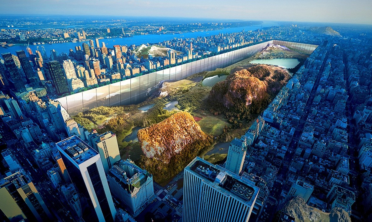 Afundar o Central Park? Um projeto no mínimo inovador...