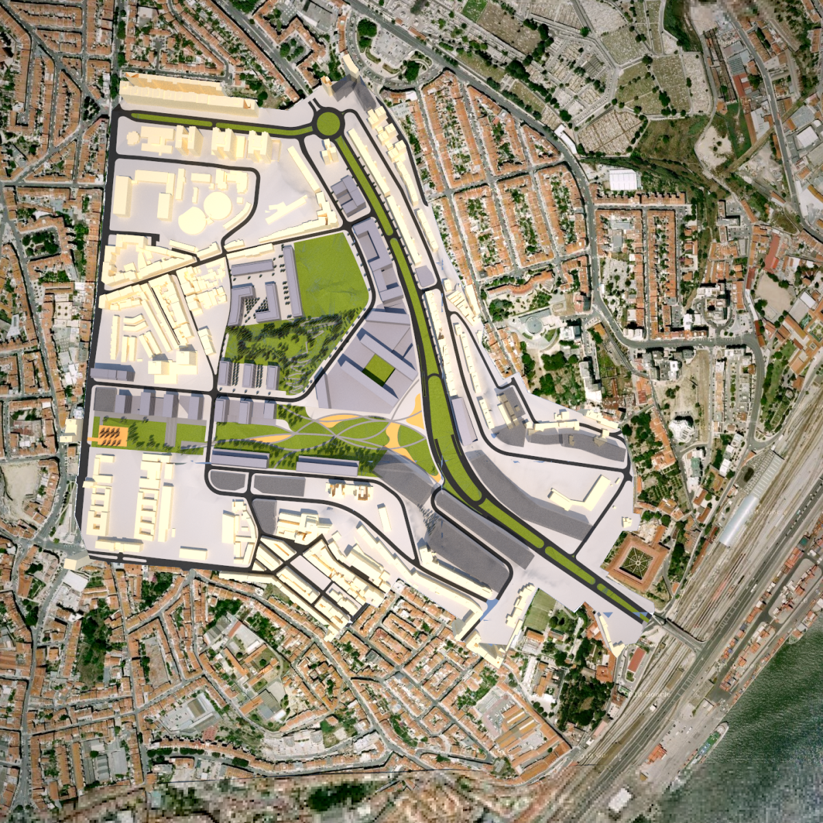 Imagem do futuro Vale de Santo António. Imagem do futuro Vale de Santo António.