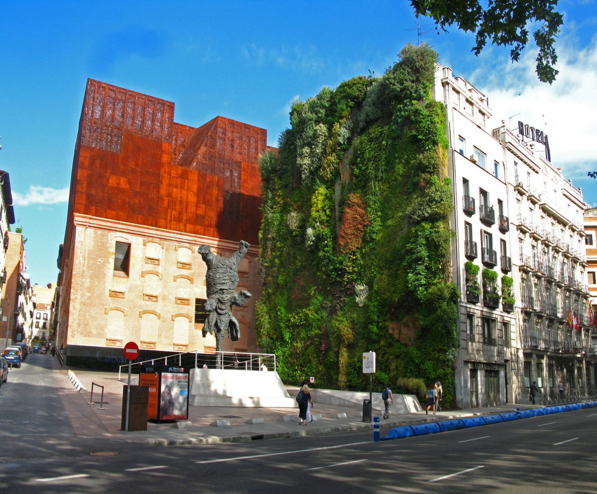 CaixaForum Madrid, em Madrid, Espanha. CaixaForum Madrid, em Madrid, Espanha.
