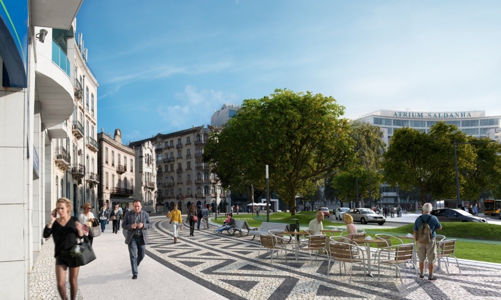 Lisboa: Avenida Fontes Pereira de Melo terá menos duas faixas até agosto 