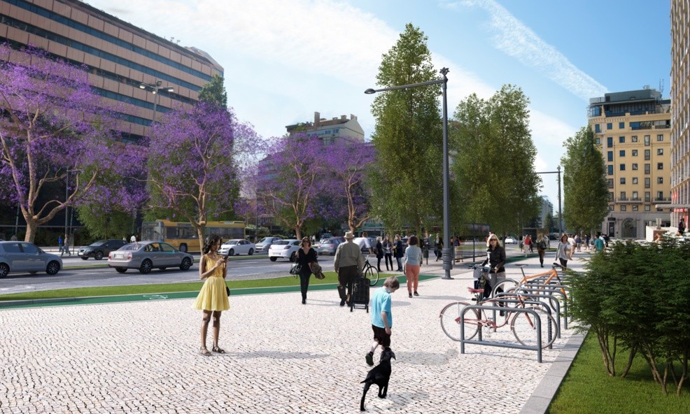 Lisboa: Avenida Fontes Pereira de Melo terá menos duas faixas até agosto