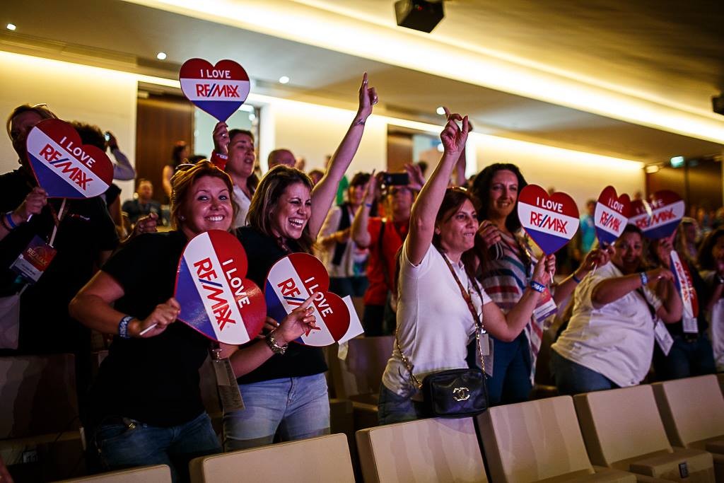 Colaboradores da Remax, na última convenção da rede imobiliária, no Algarve