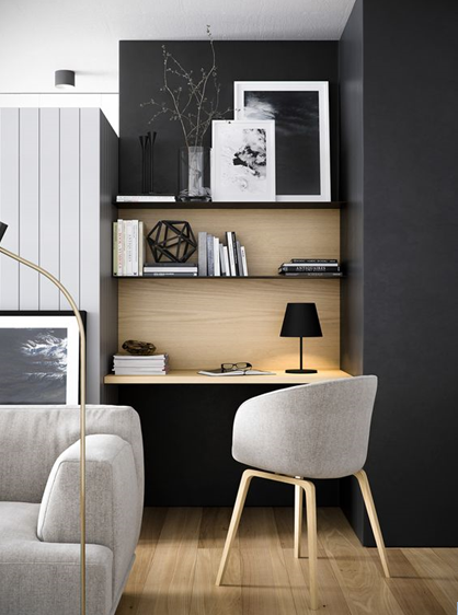 Ideias de decoração: Como preparar a casa para ser também o teu local de trabalho
