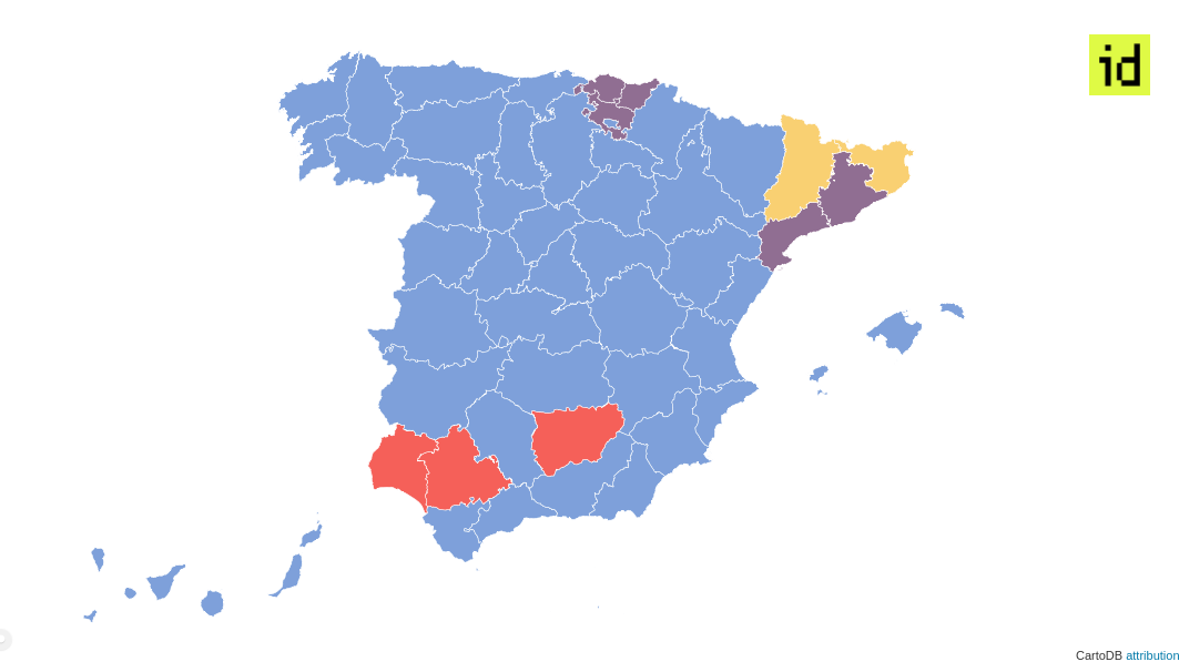 Eleições em Espanha: ganha PP em força e PSOE mantém-se à frente de Podemos