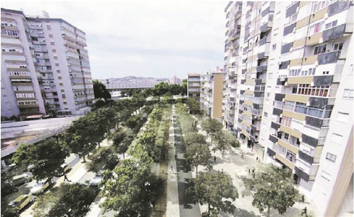 Assim será a futura Alameda das Linhas de Torres (Foto: Diário de Notícias). Assim será a futura Alameda das Linhas de Torres (Foto: Diário de Notícias).