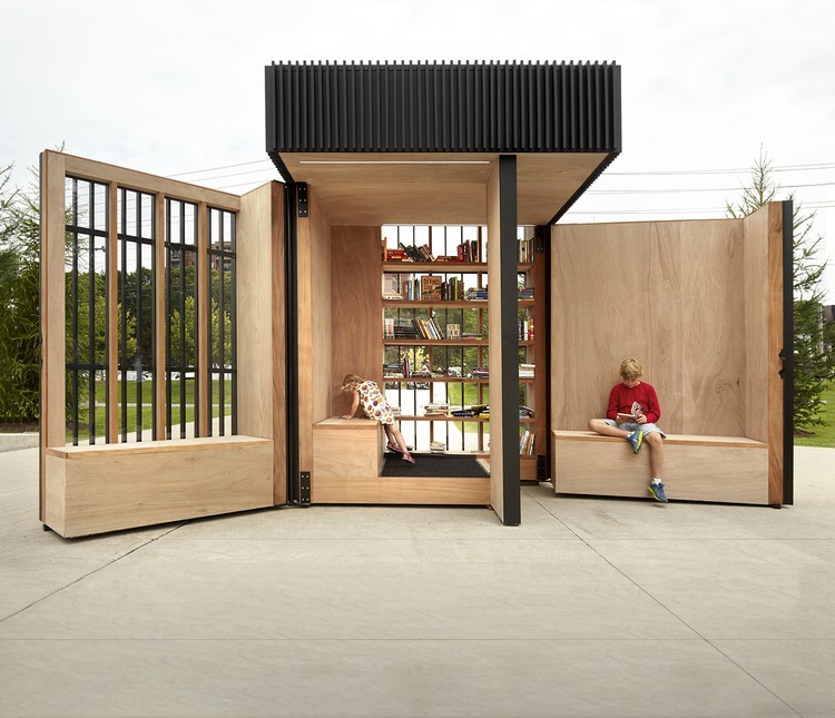 Story Pod, uma biblioteca urbana pensada para cidades que nunca dormem