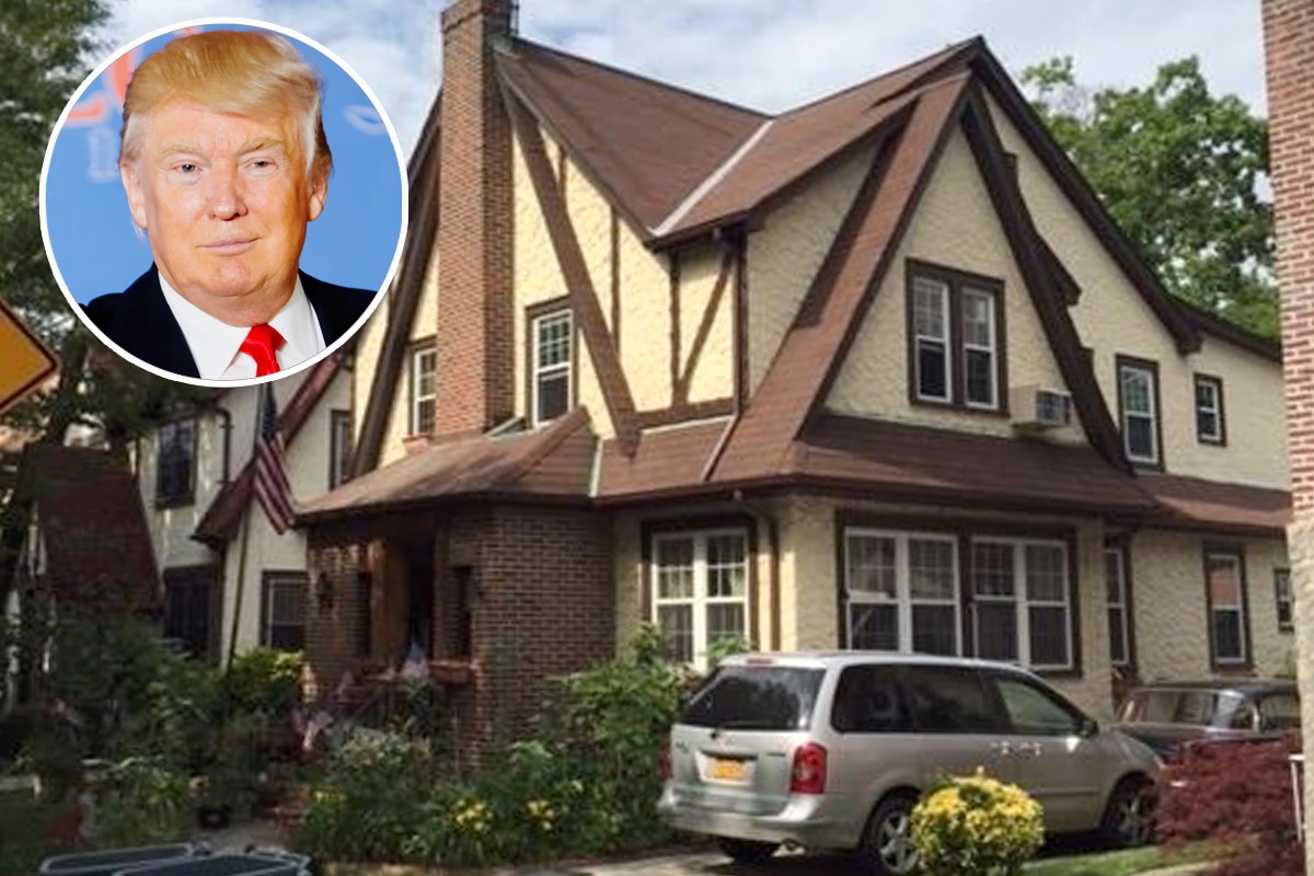 A casa onde Donald Trump passou a infância está à venda por 1,4 milhões