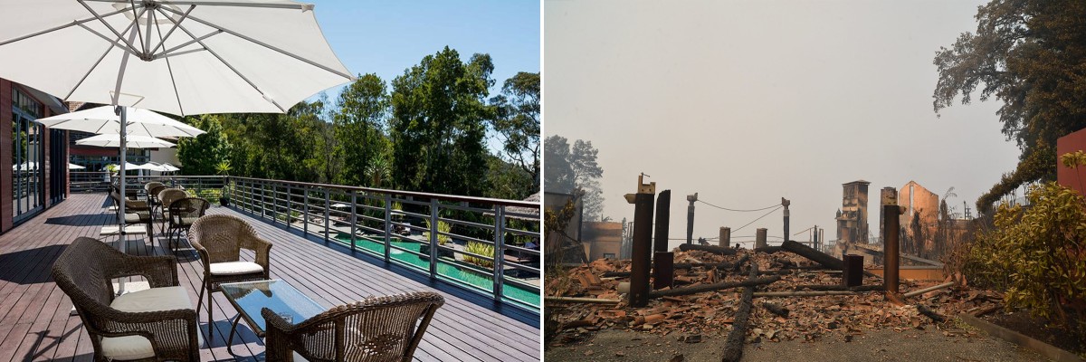 Choupana Hills. O antes e depois do hotel de luxo da Madeira consumido pelas chamas 