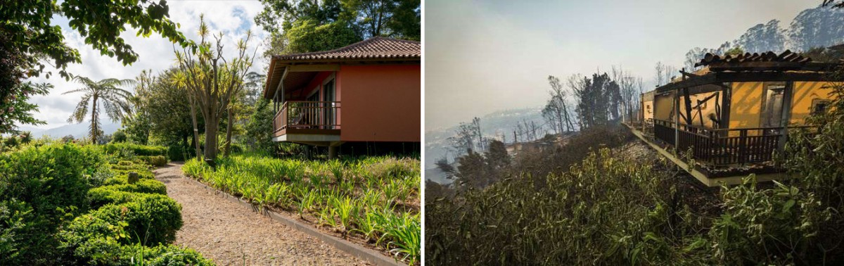 Choupana Hills. O antes e depois do hotel de luxo da Madeira consumido pelas chamas 