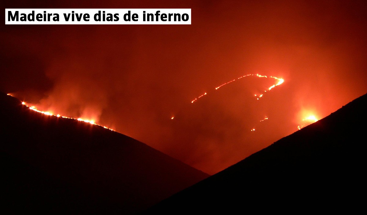 Incêndio no Funchal consome "pérola do Atlântico": casas, shopping e hotel de cinco estrelas destruídos