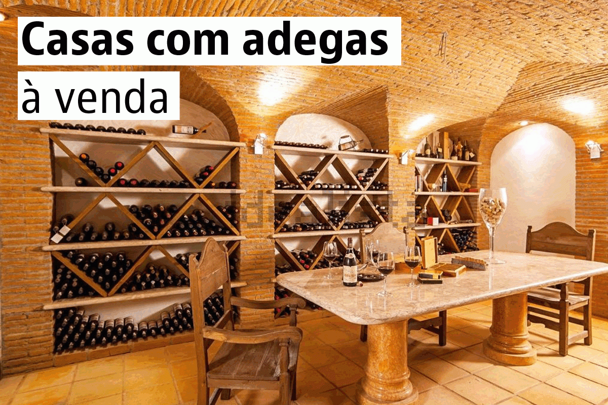 Casas com adegas