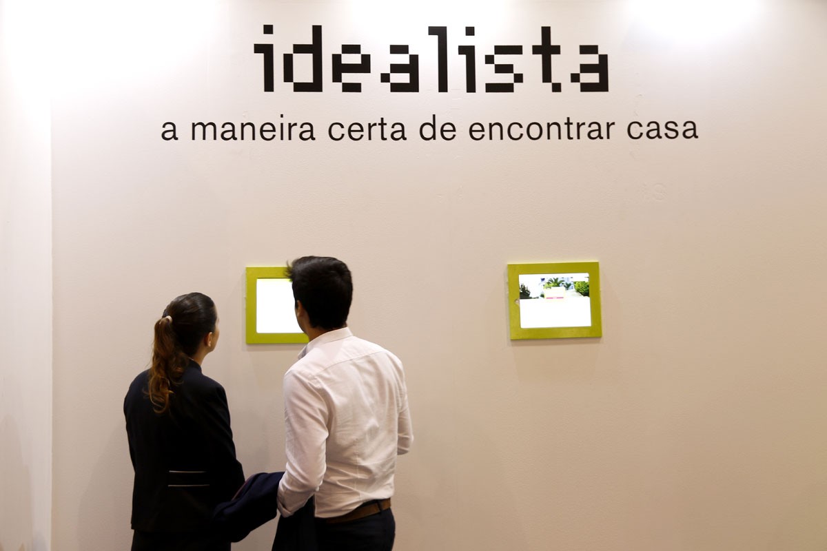 Assim está o idealista na maior feira imobiliária do país
