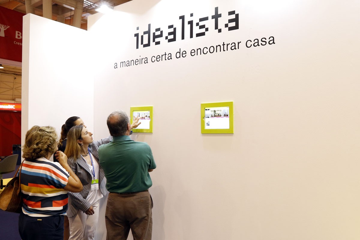 Assim está o idealista na maior feira imobiliária do país