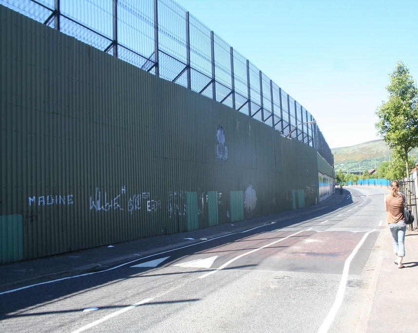 Muro de Belfast (Irlanda) O muro de Trump para separar os EUA do México e outras 10 fronteiras blindadas
