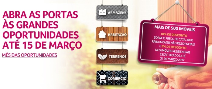 Millennium bcp vende cerca de 600 imóveis com desconto até 15 de março