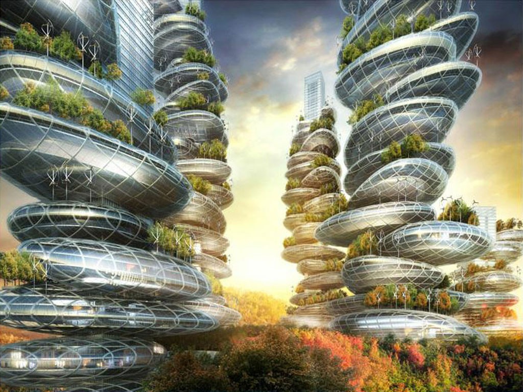 Asian Carnins (China) 11 edifícios que queriam ser árvores