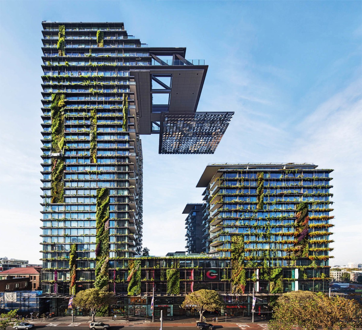 One Central Park (Sydney, Austrália) 11 edifícios que queriam ser árvores