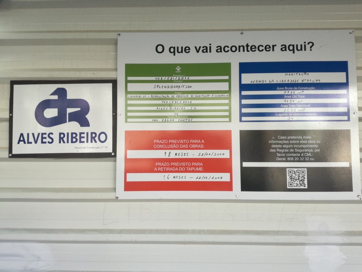Av.Liberdade é cada vez mais uma zona residencial e menos de escritórios