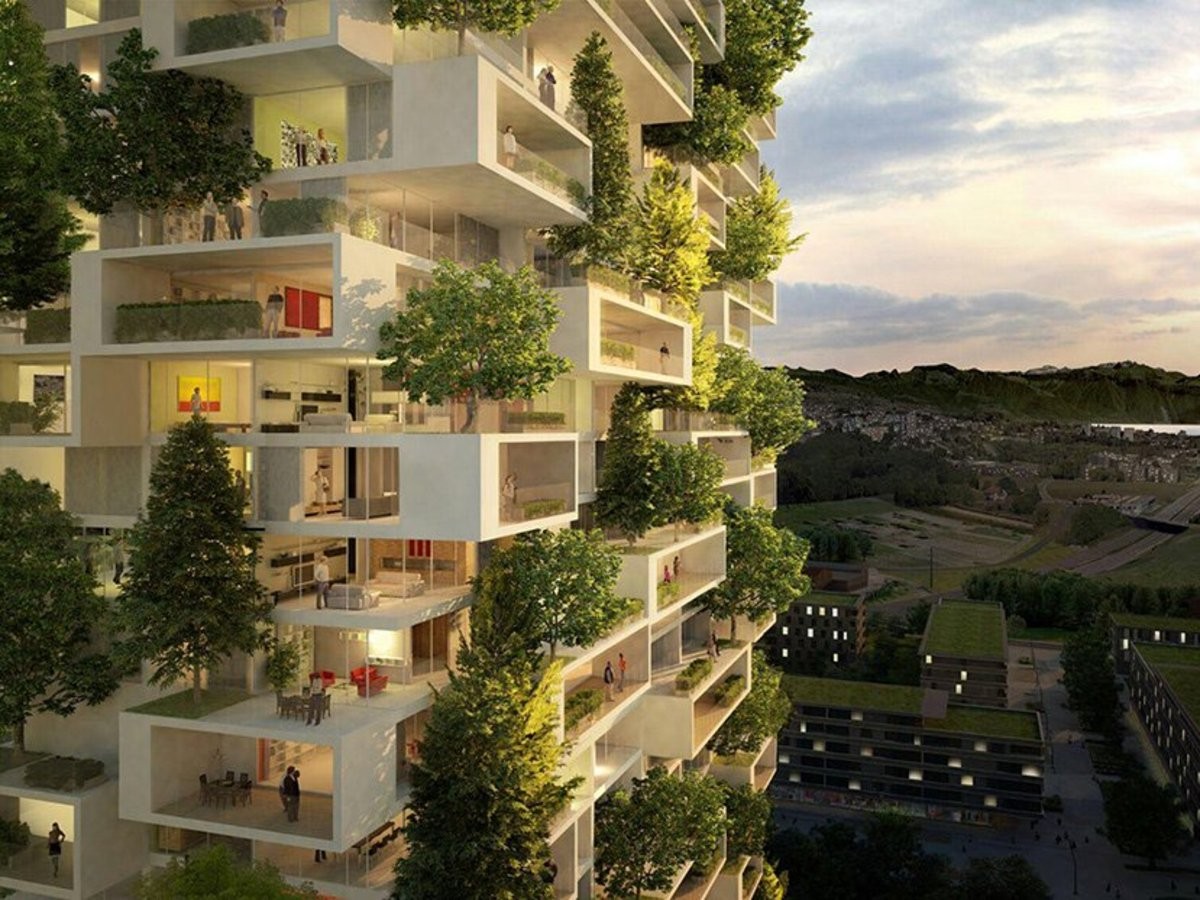 Torre dos Cedros (Lousanne, Suíça) 11 edifícios que queriam ser árvores