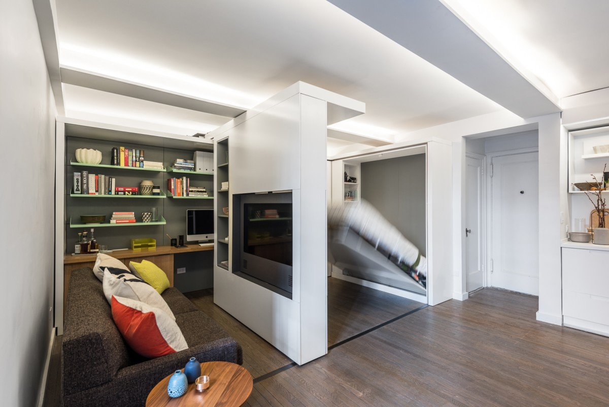 Five to One (Michael K. Chen) Vives numa casa pequena? 11 móveis modulares geniais… e muito úteis